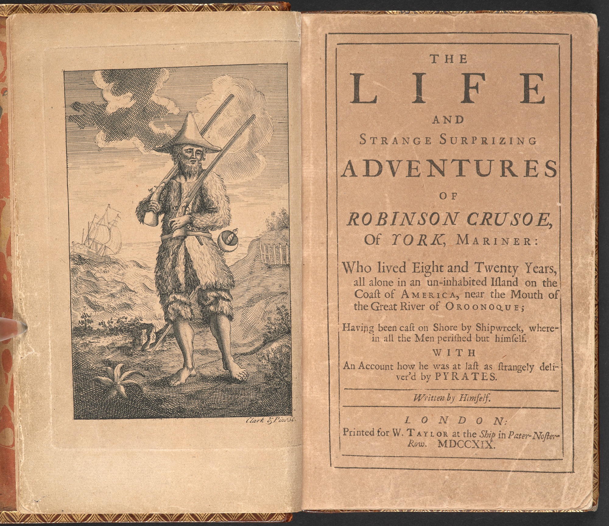 First Edition of Robinson Crusoe