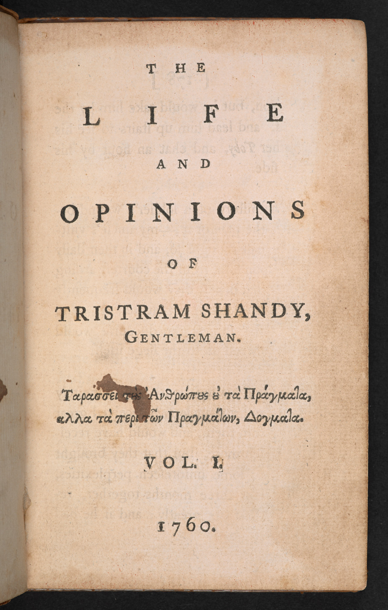The Life and Opinions of Tristram Shandy, British Library
