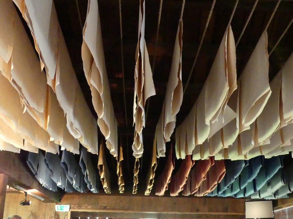 Hanging papers